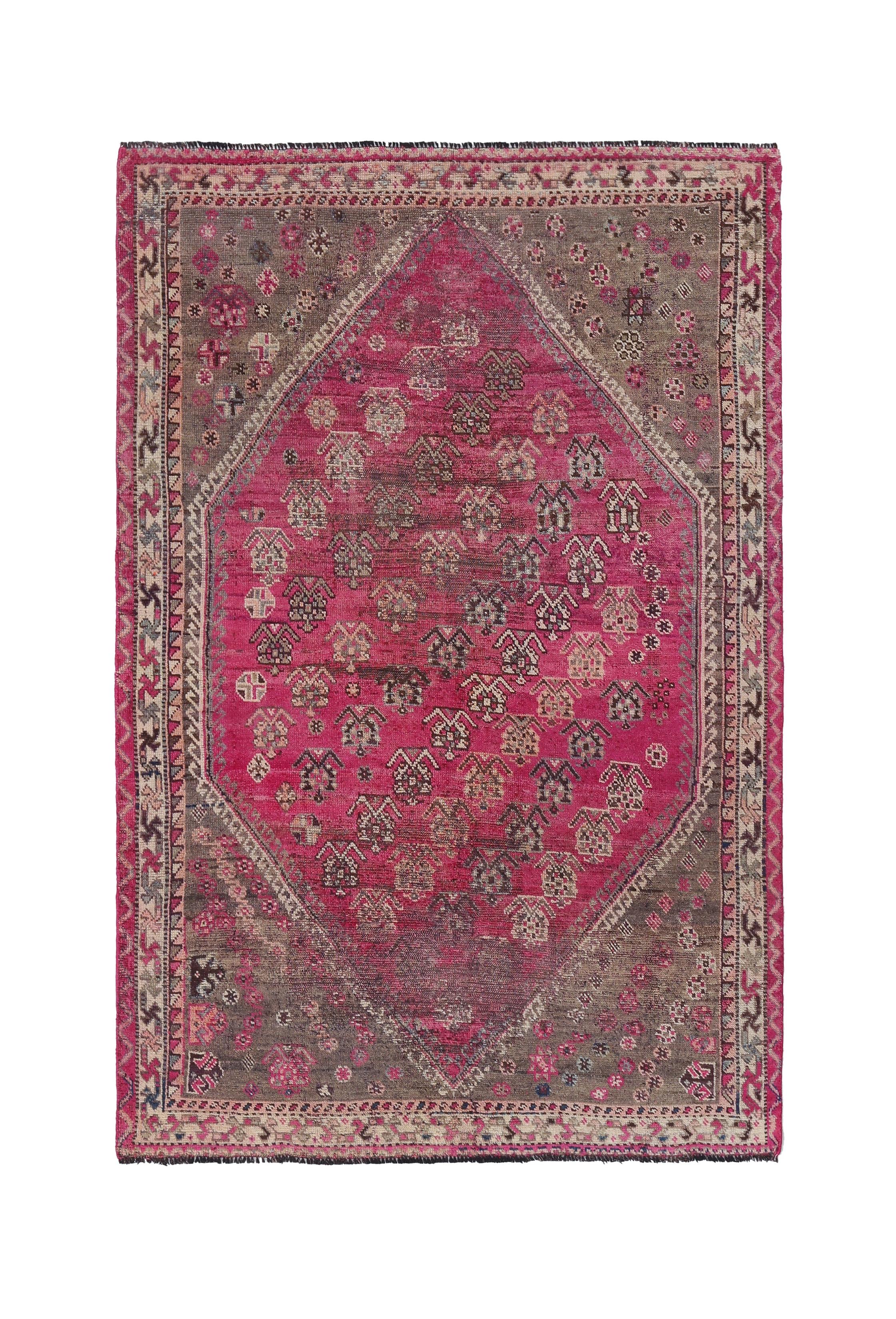 Vintage Persian Shiraz Rug