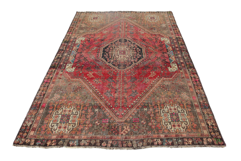 Vintage Persian Shiraz Rug