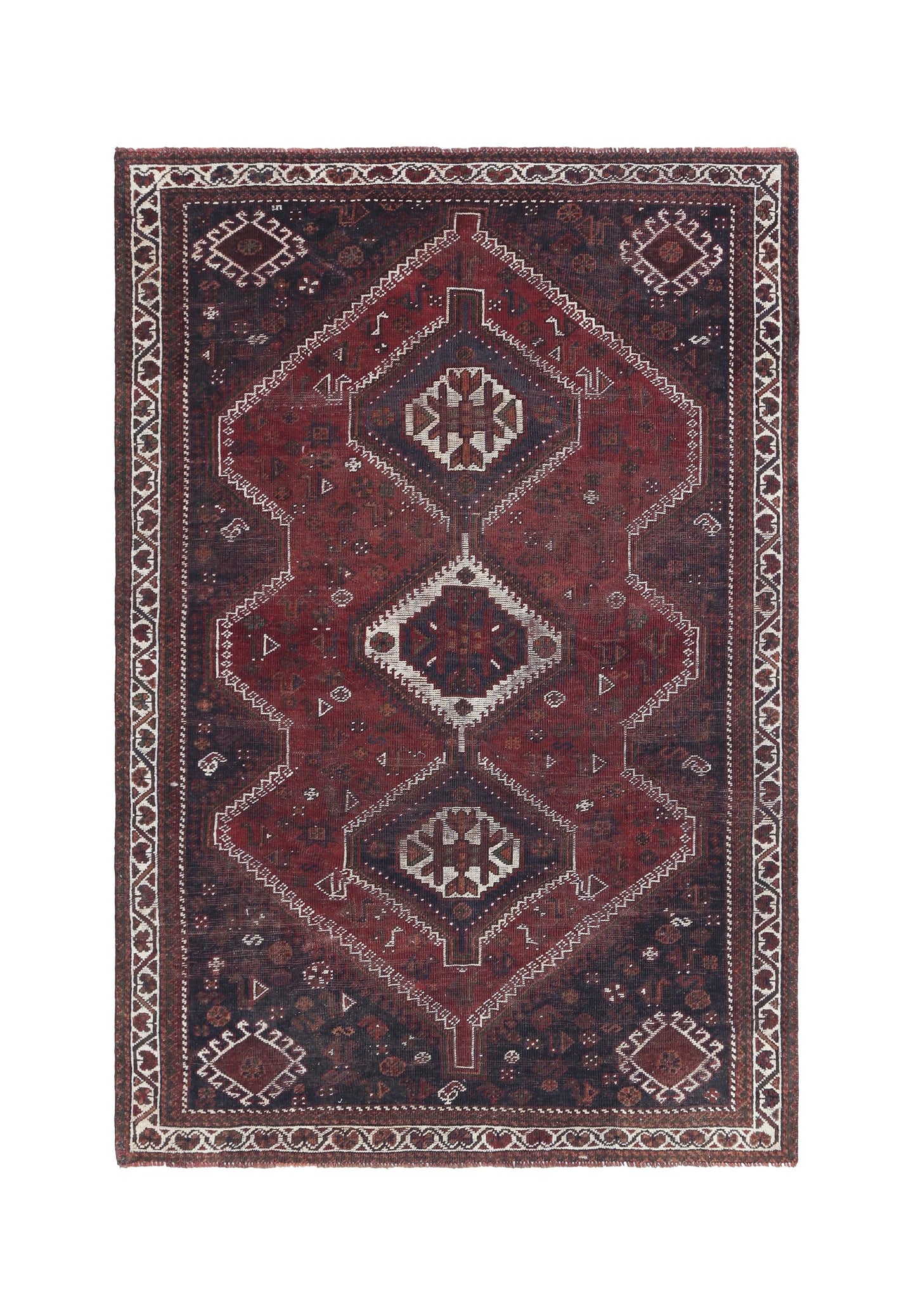 Vintage Persian Shiraz Rug