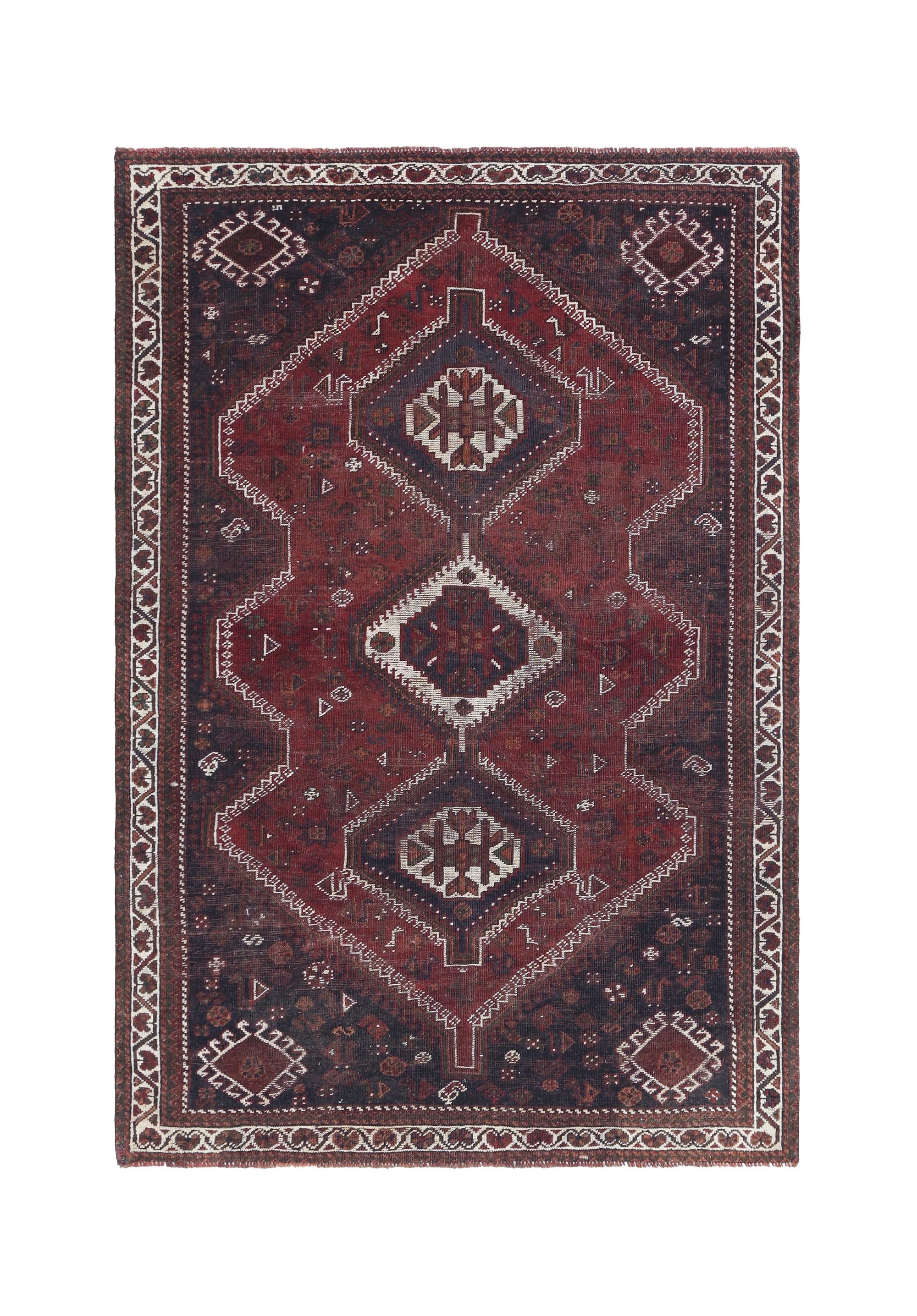 Vintage Persian Shiraz Rug