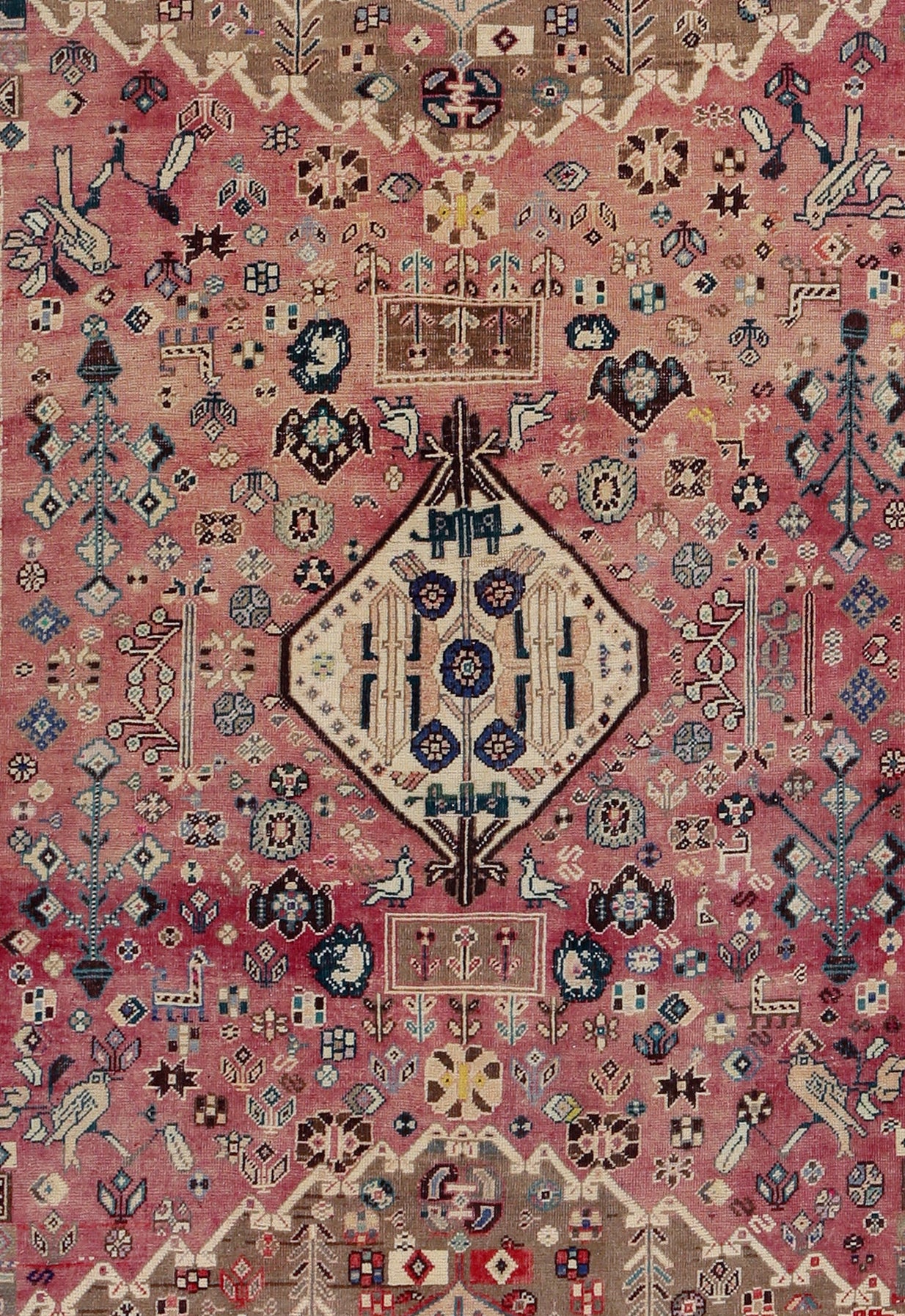 Vintage Persian Shiraz Rug