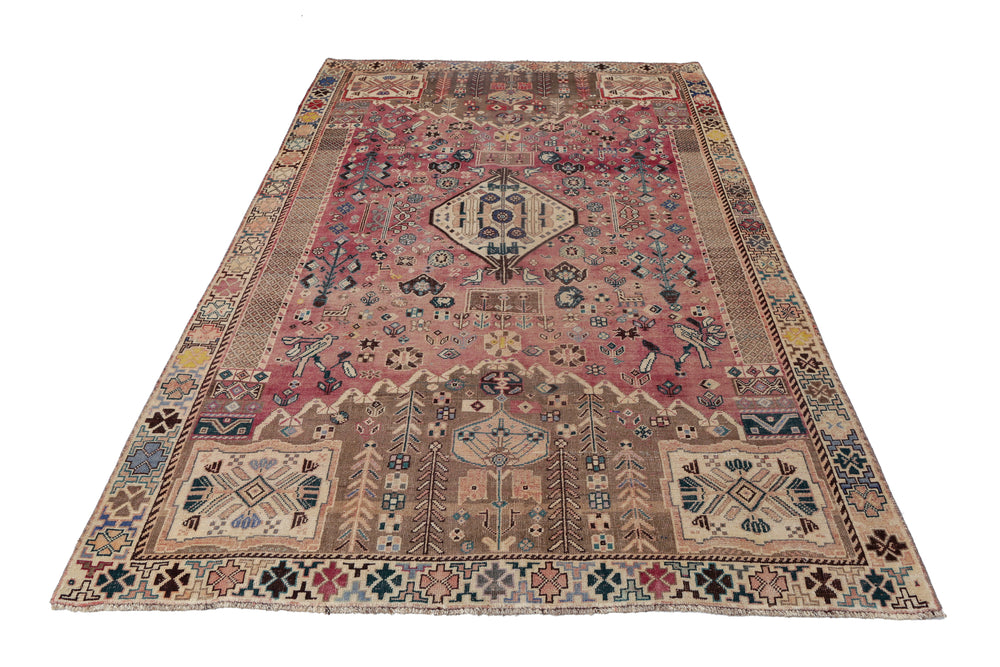 Vintage Persian Shiraz Rug