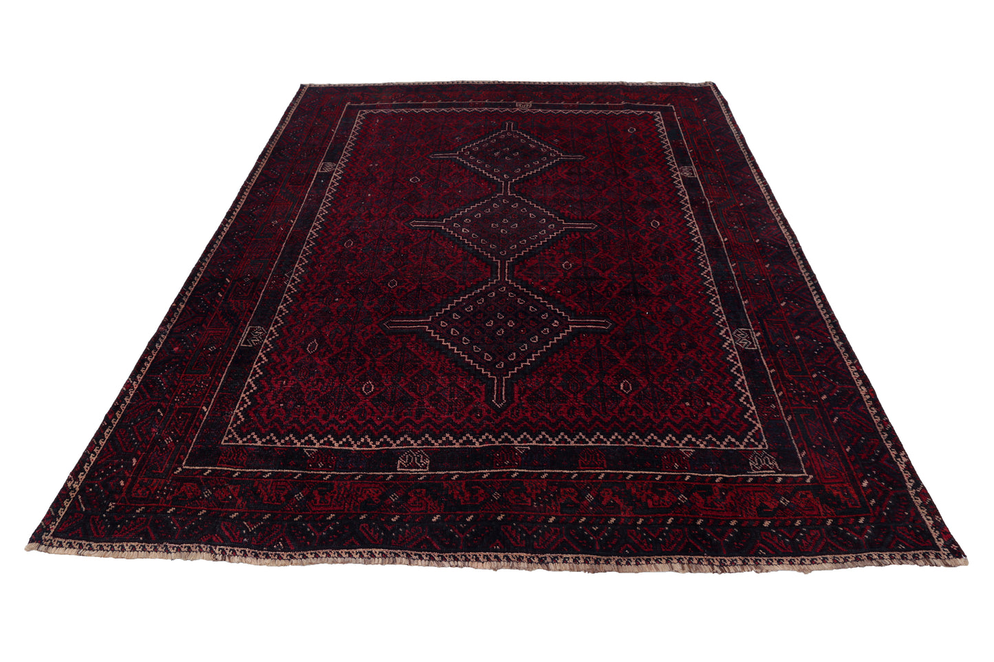 Vintage Persian Shiraz Rug