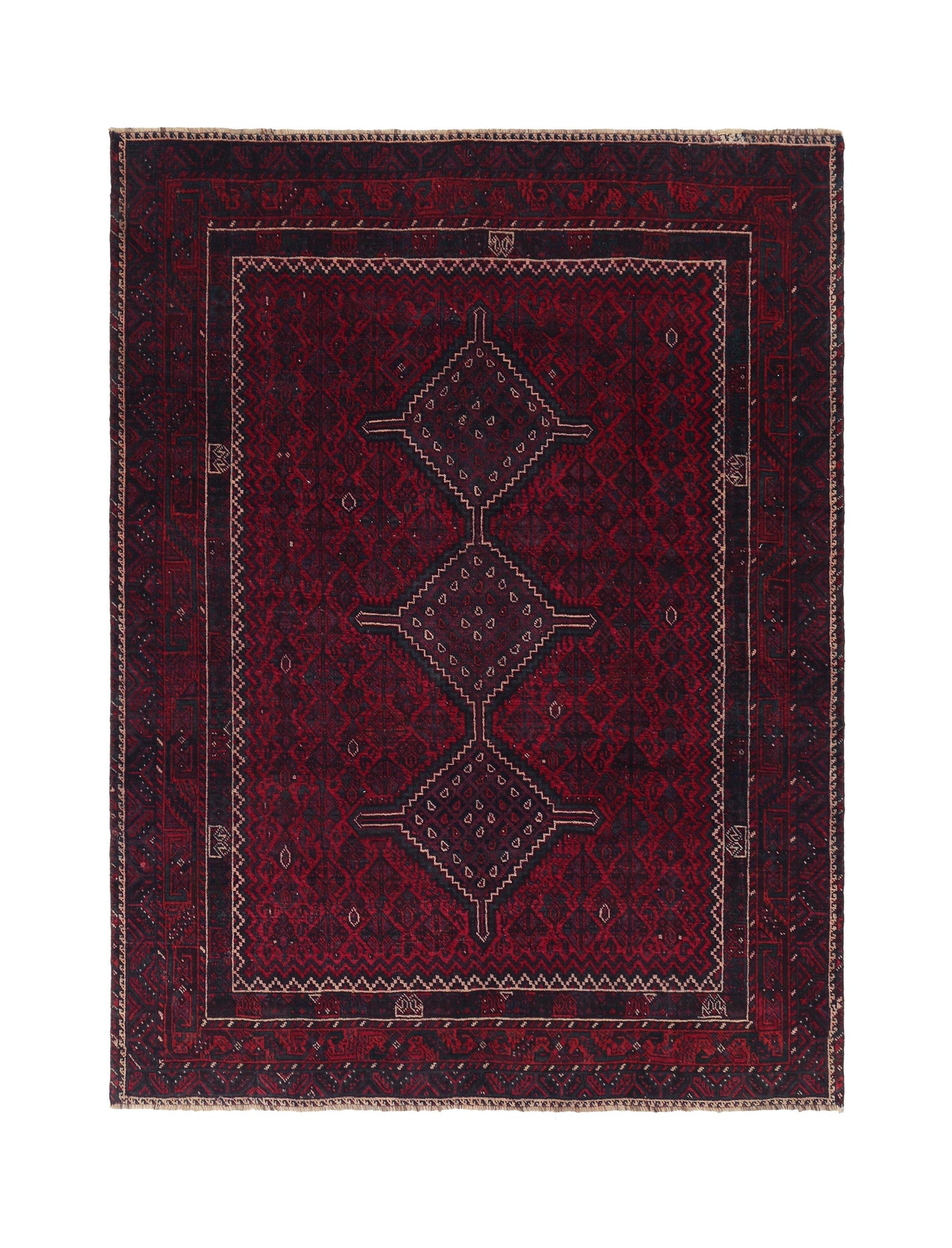 Vintage Persian Shiraz Rug