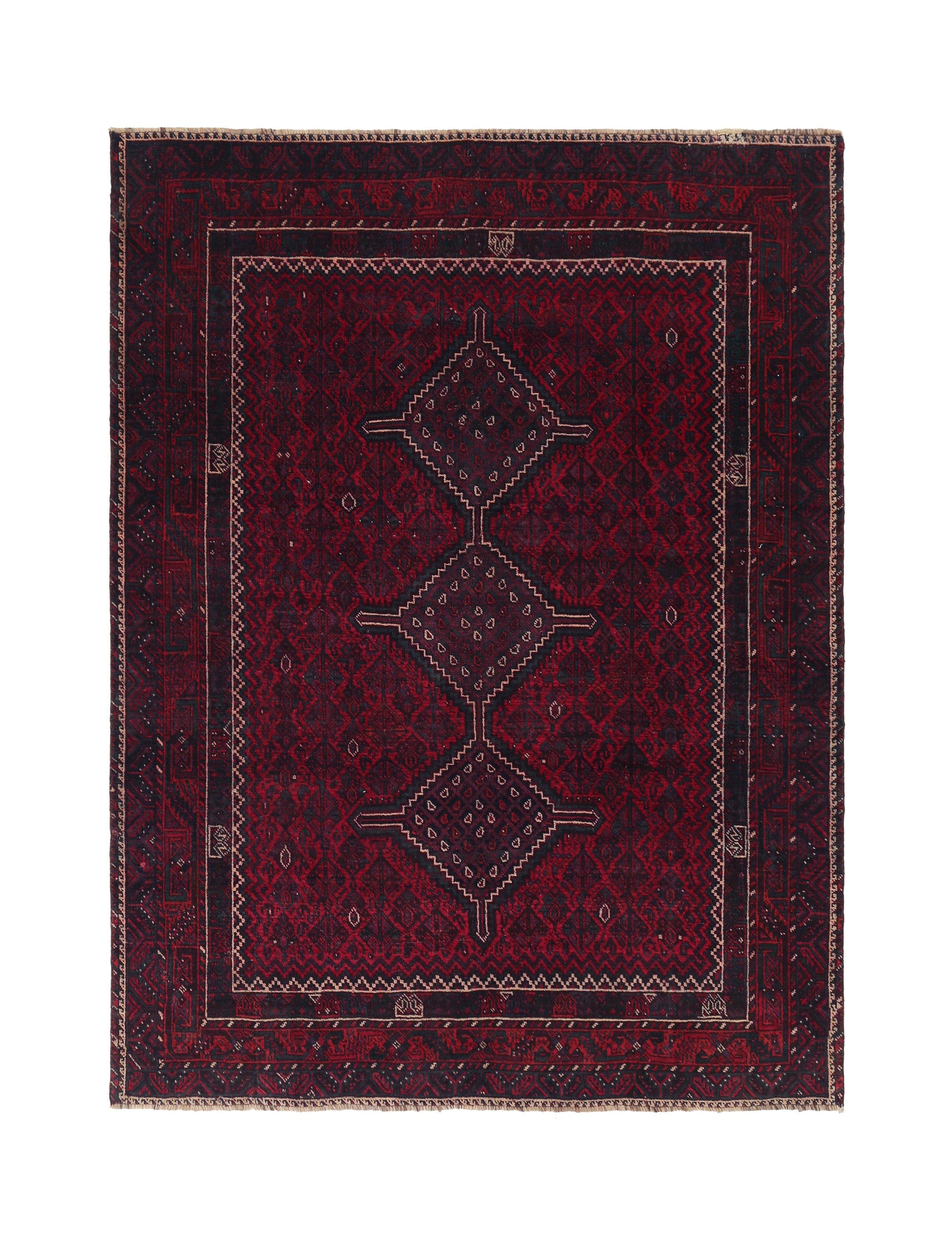 Vintage Persian Shiraz Rug