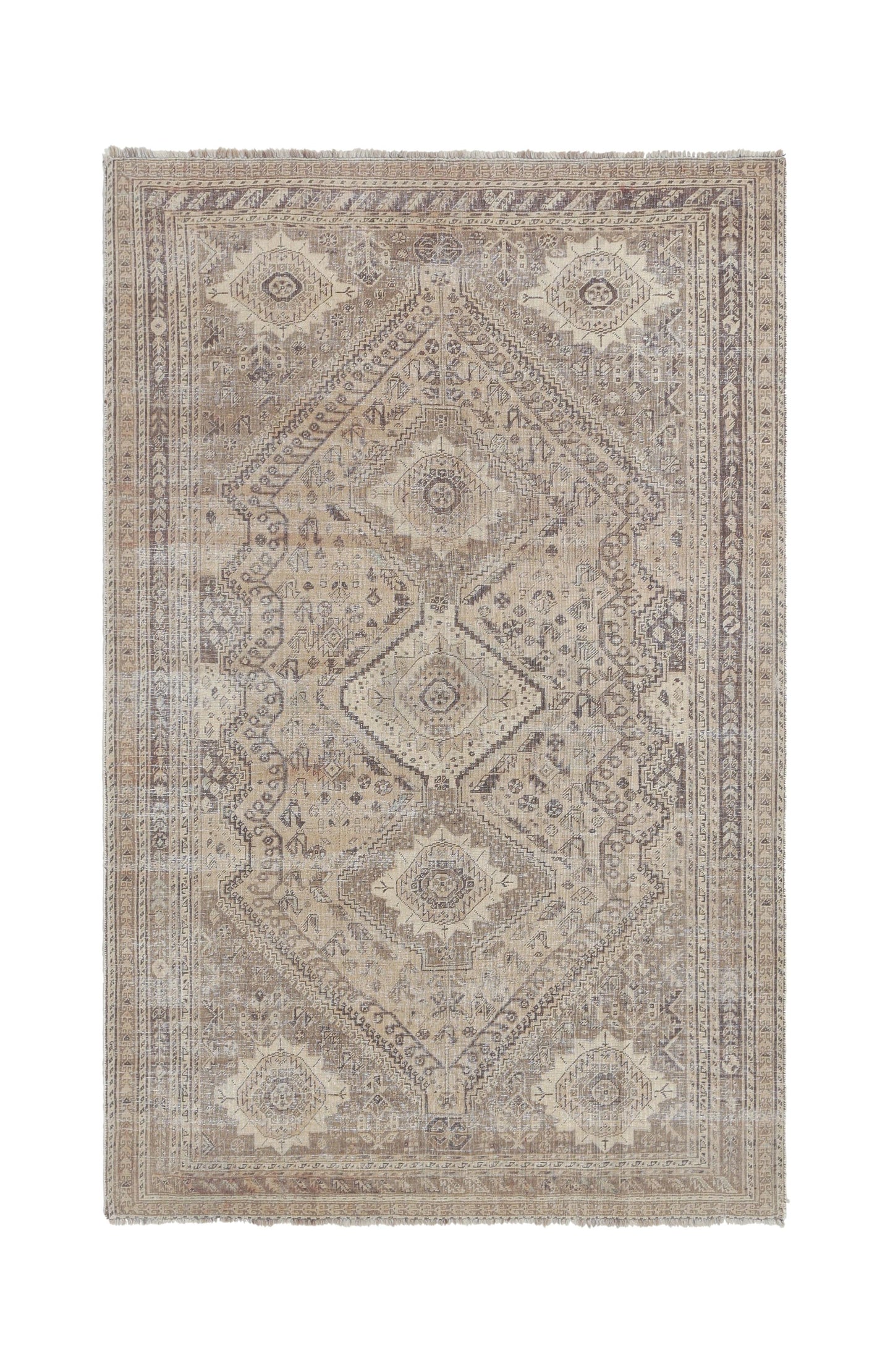 Vintage Persian Shiraz Rug