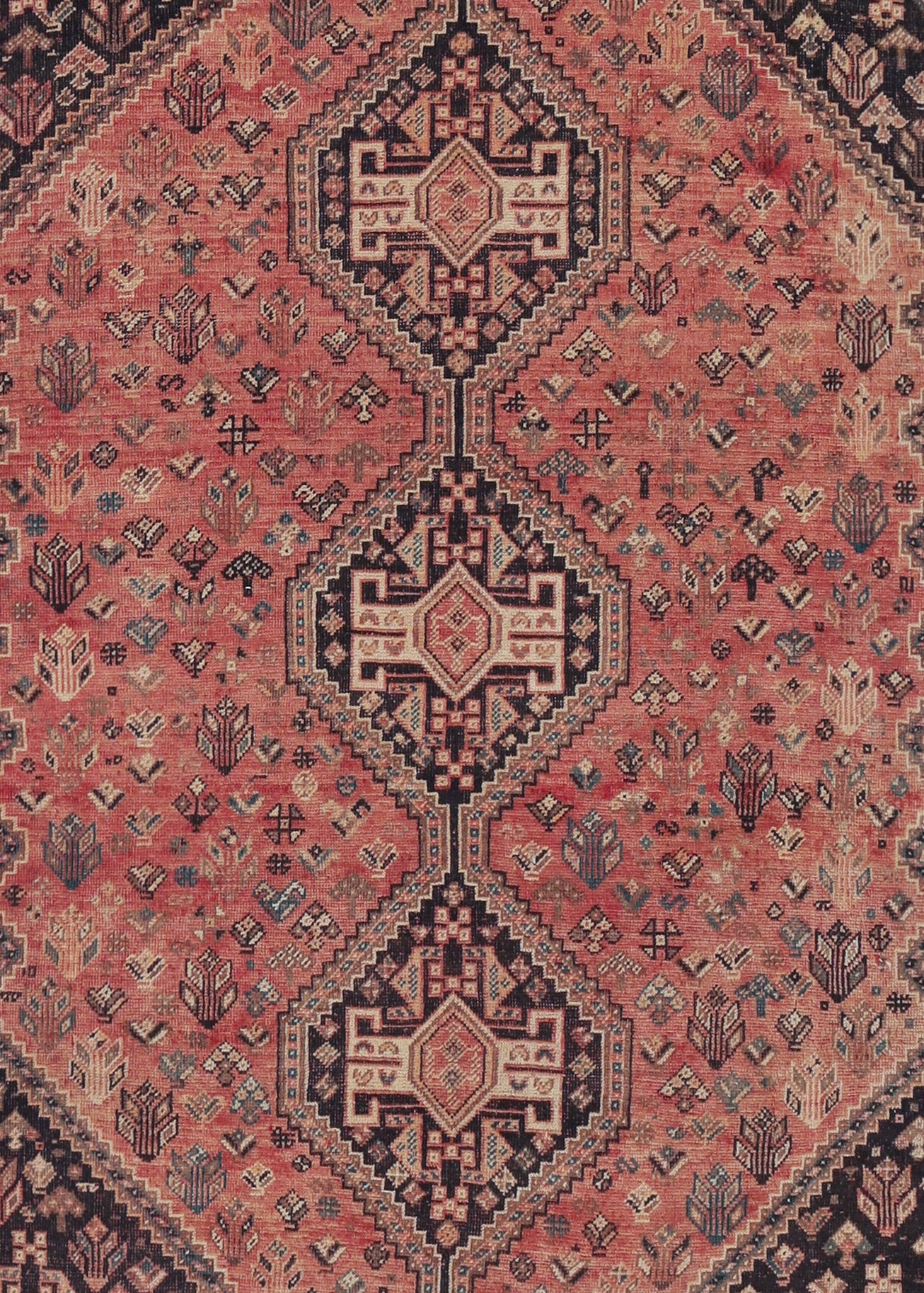Vintage Persian Shiraz Rug