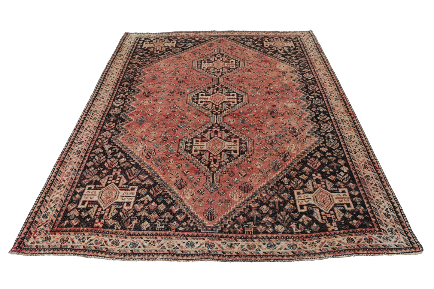 Vintage Persian Shiraz Rug