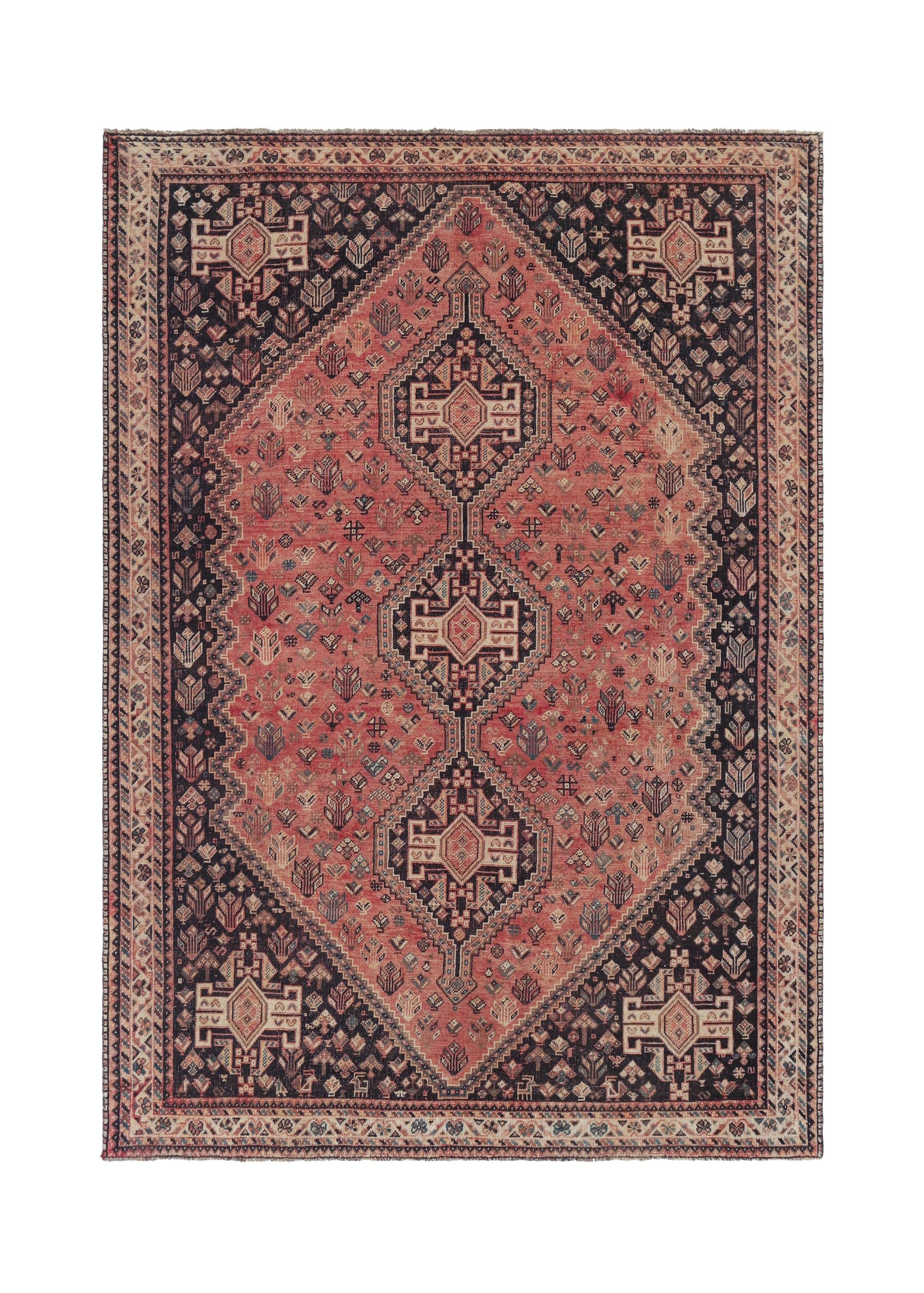 Vintage Persian Shiraz Rug