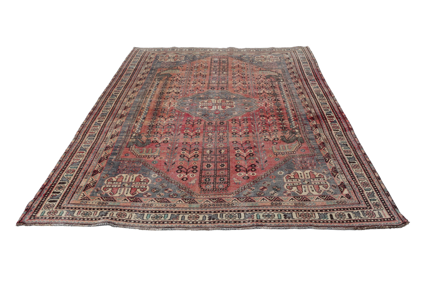 Vintage Persian Shiraz Rug
