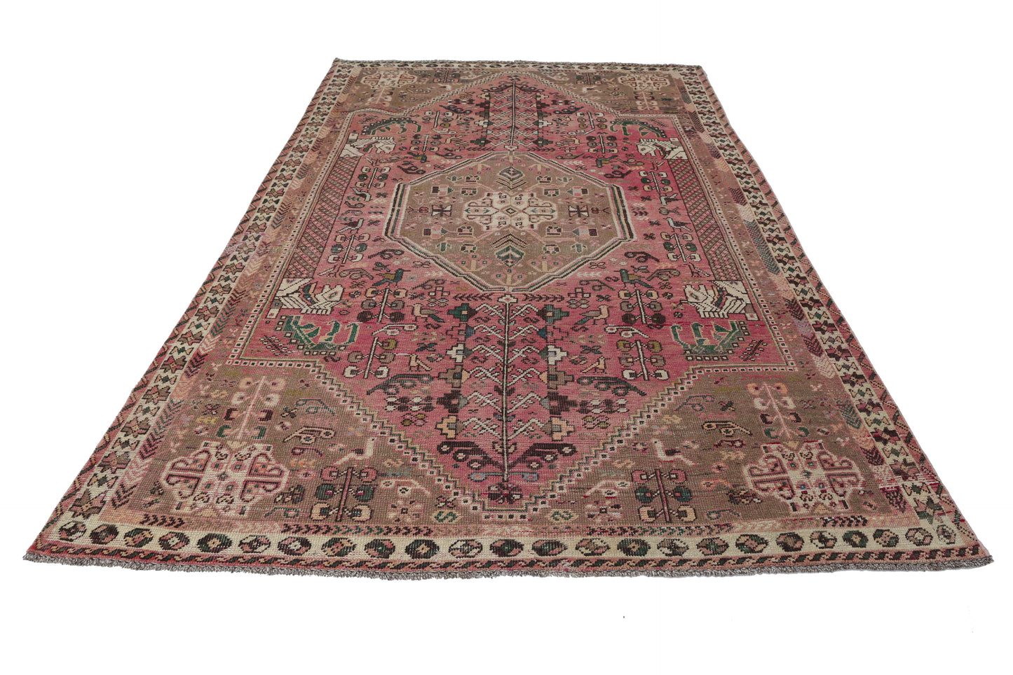 Vintage Persian Shiraz Rug