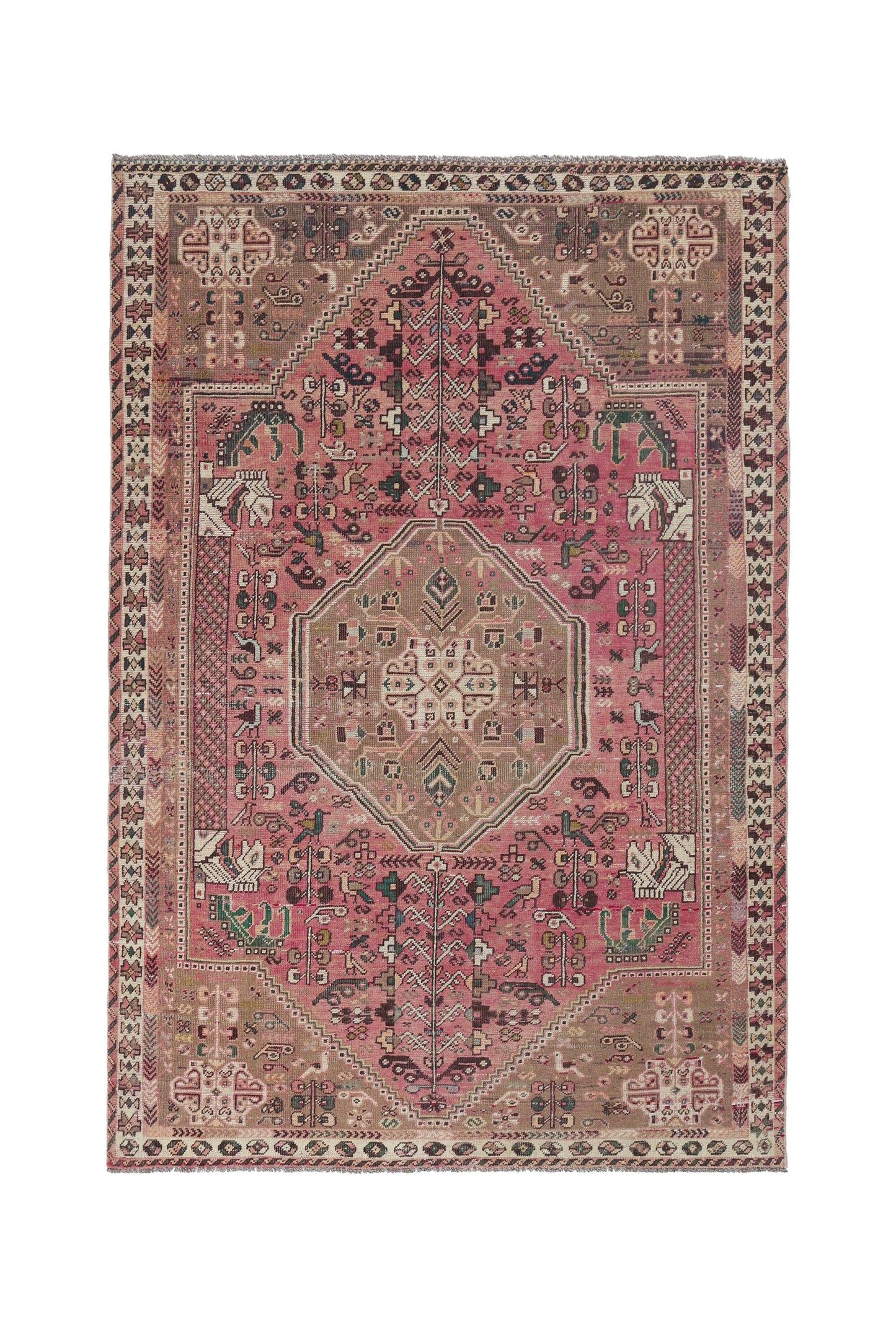 Vintage Persian Shiraz Rug