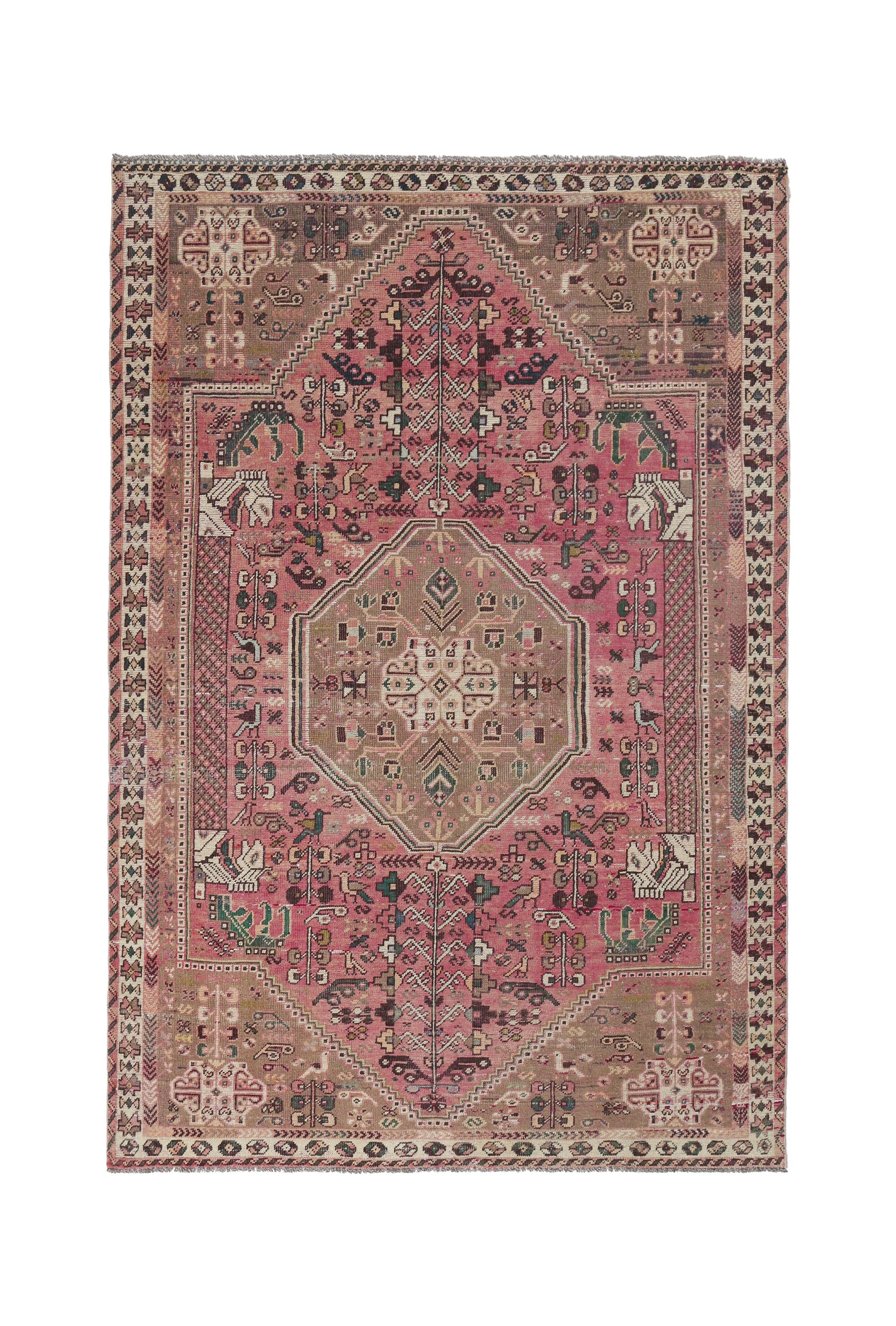 Vintage Persian Shiraz Rug