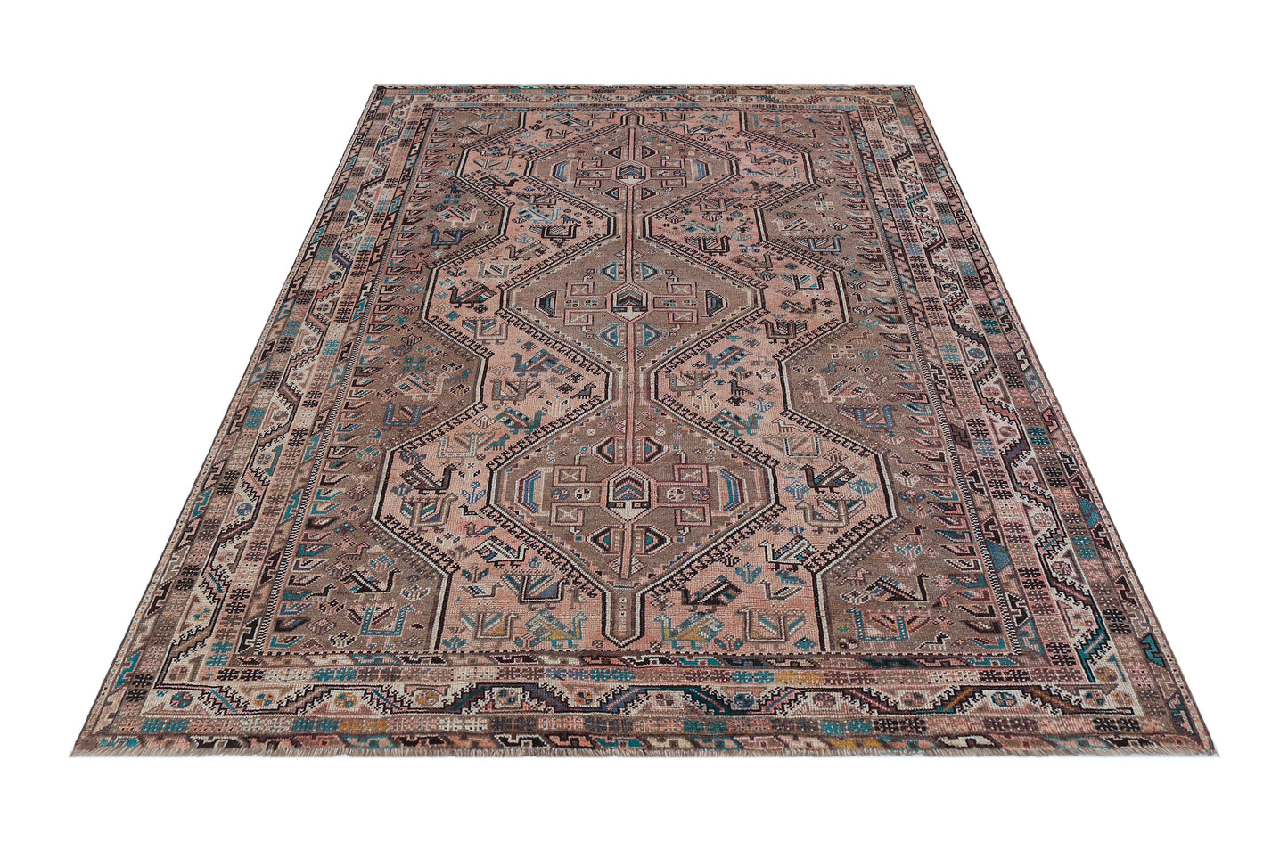 Vintage Persian Shiraz Rug