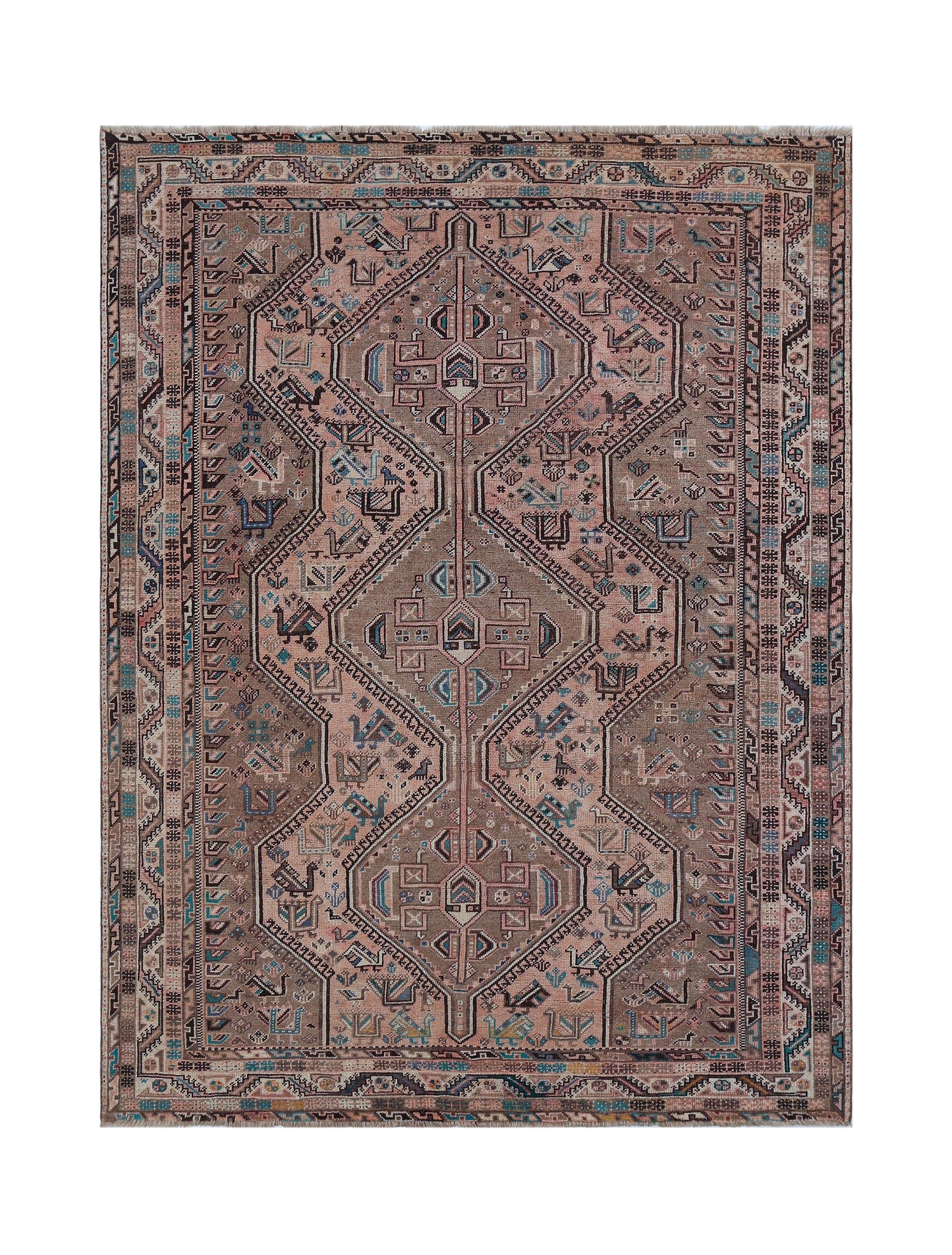 Vintage Persian Shiraz Rug