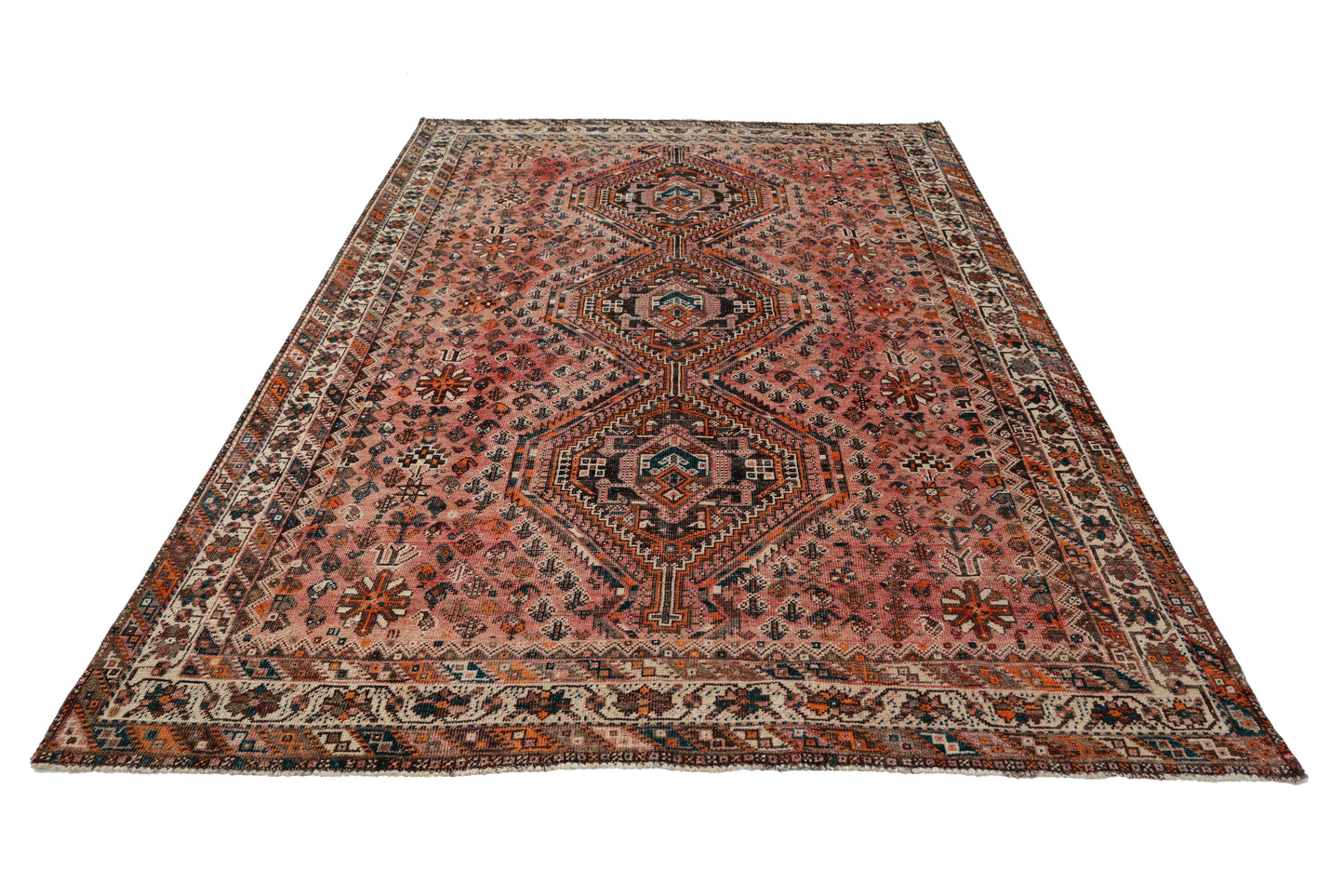 Vintage Persian Shiraz Rug