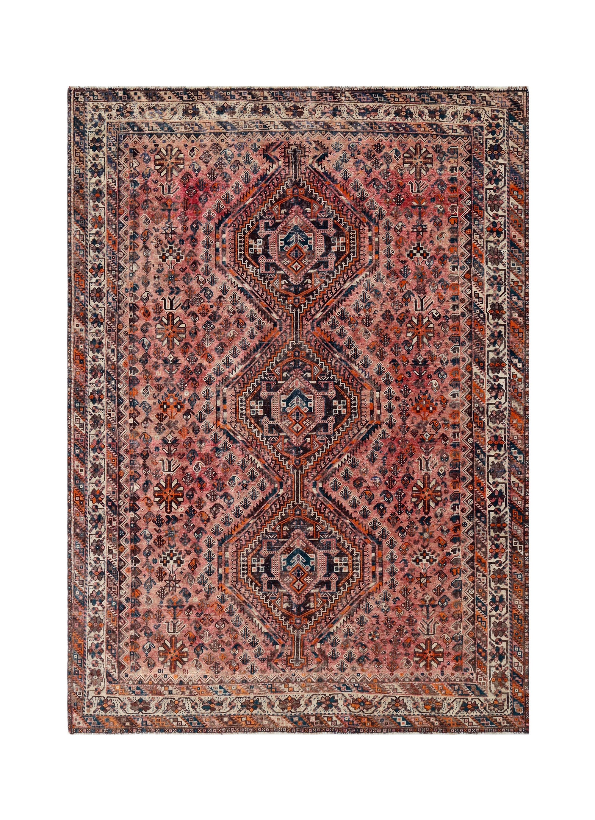 Vintage Persian Shiraz Rug
