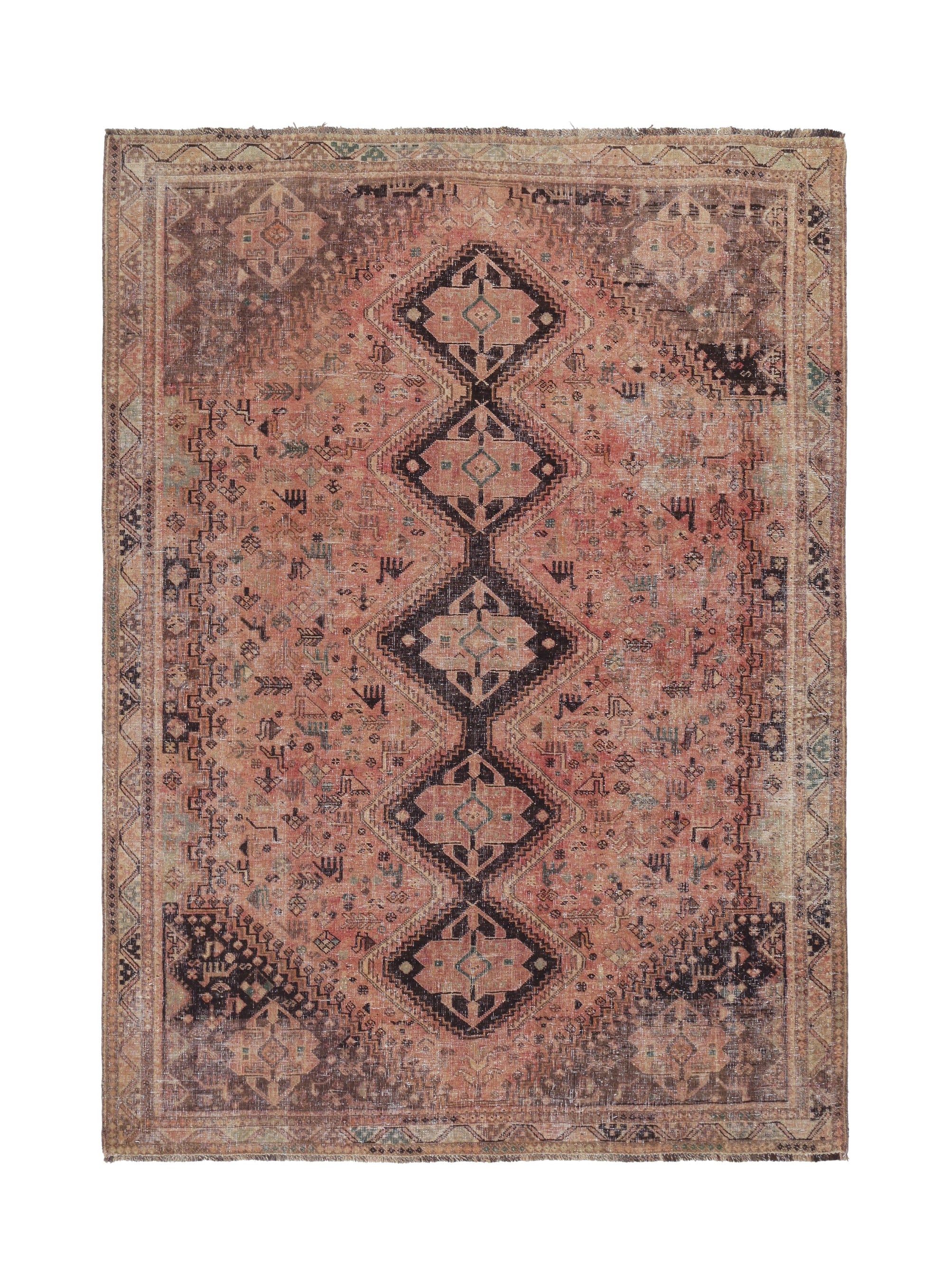 Vintage Persian Shiraz Rug