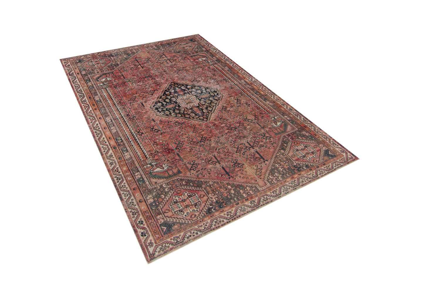 Vintage Persian Shiraz Rug