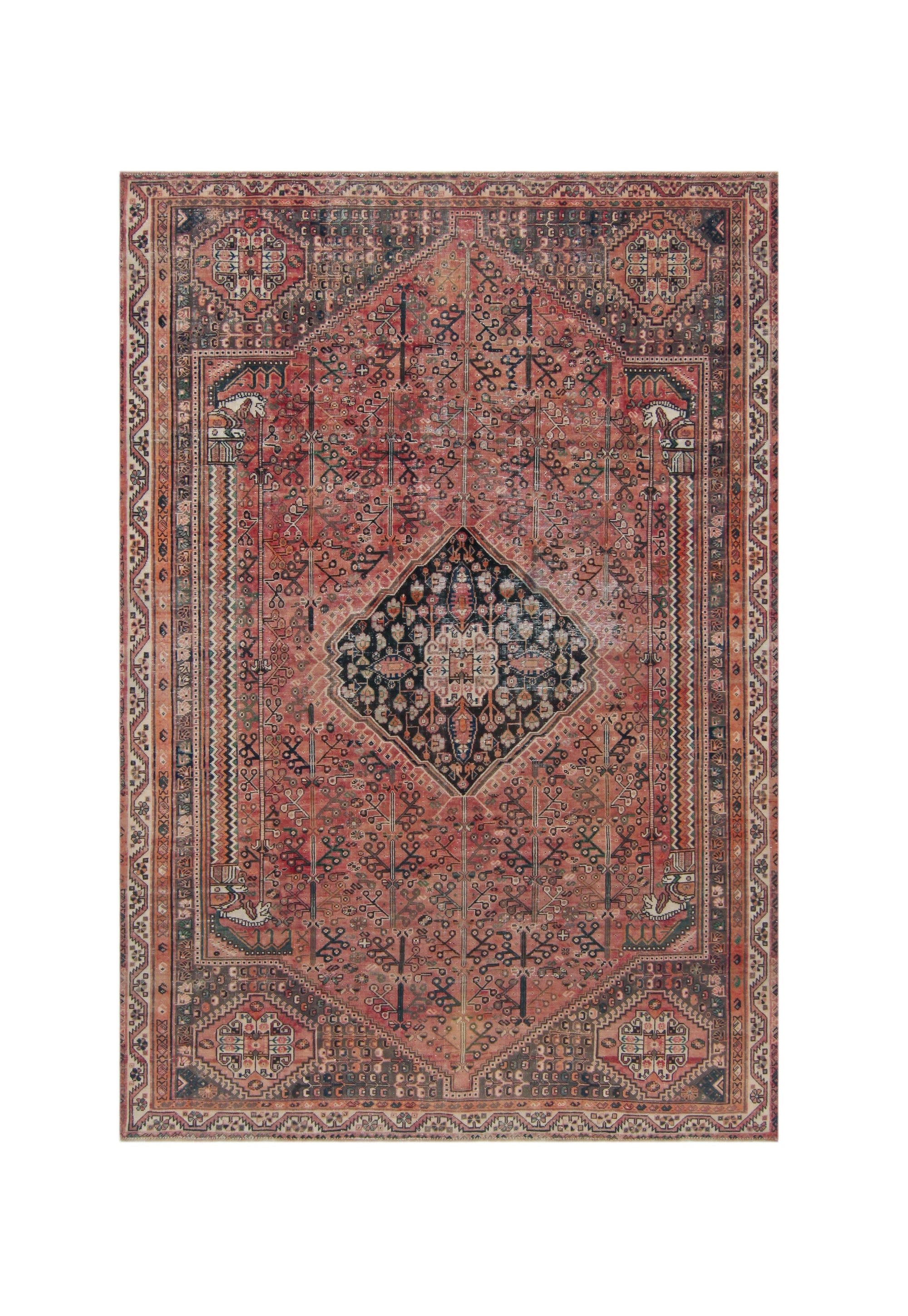 Vintage Persian Shiraz Rug