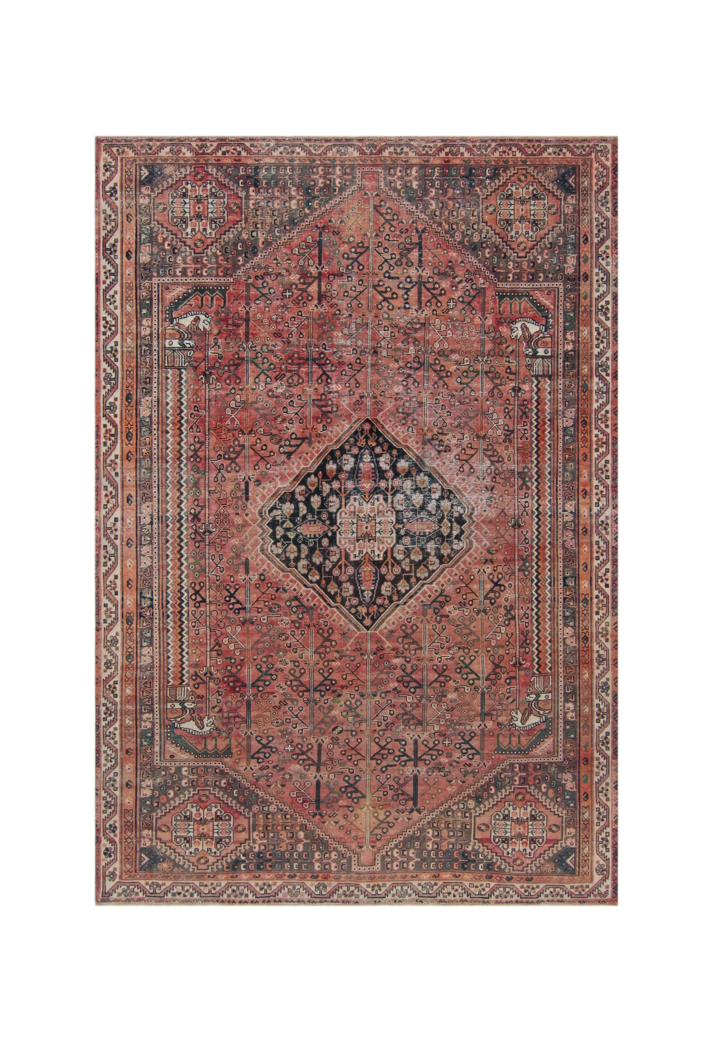 Vintage Persian Shiraz Rug