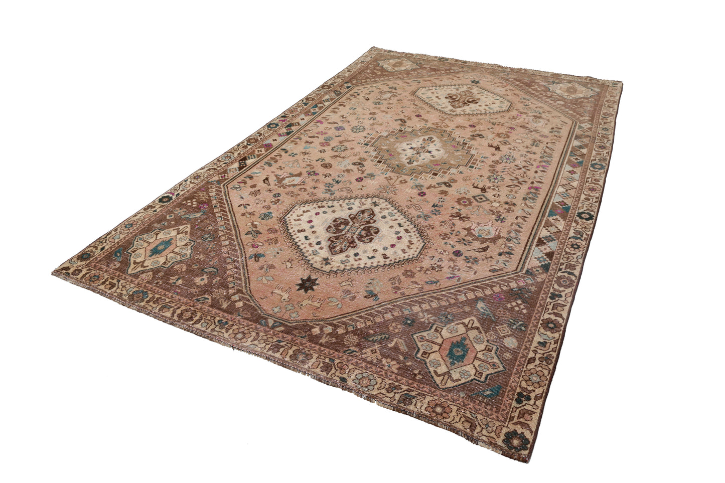 Vintage Persian Shiraz Rug
