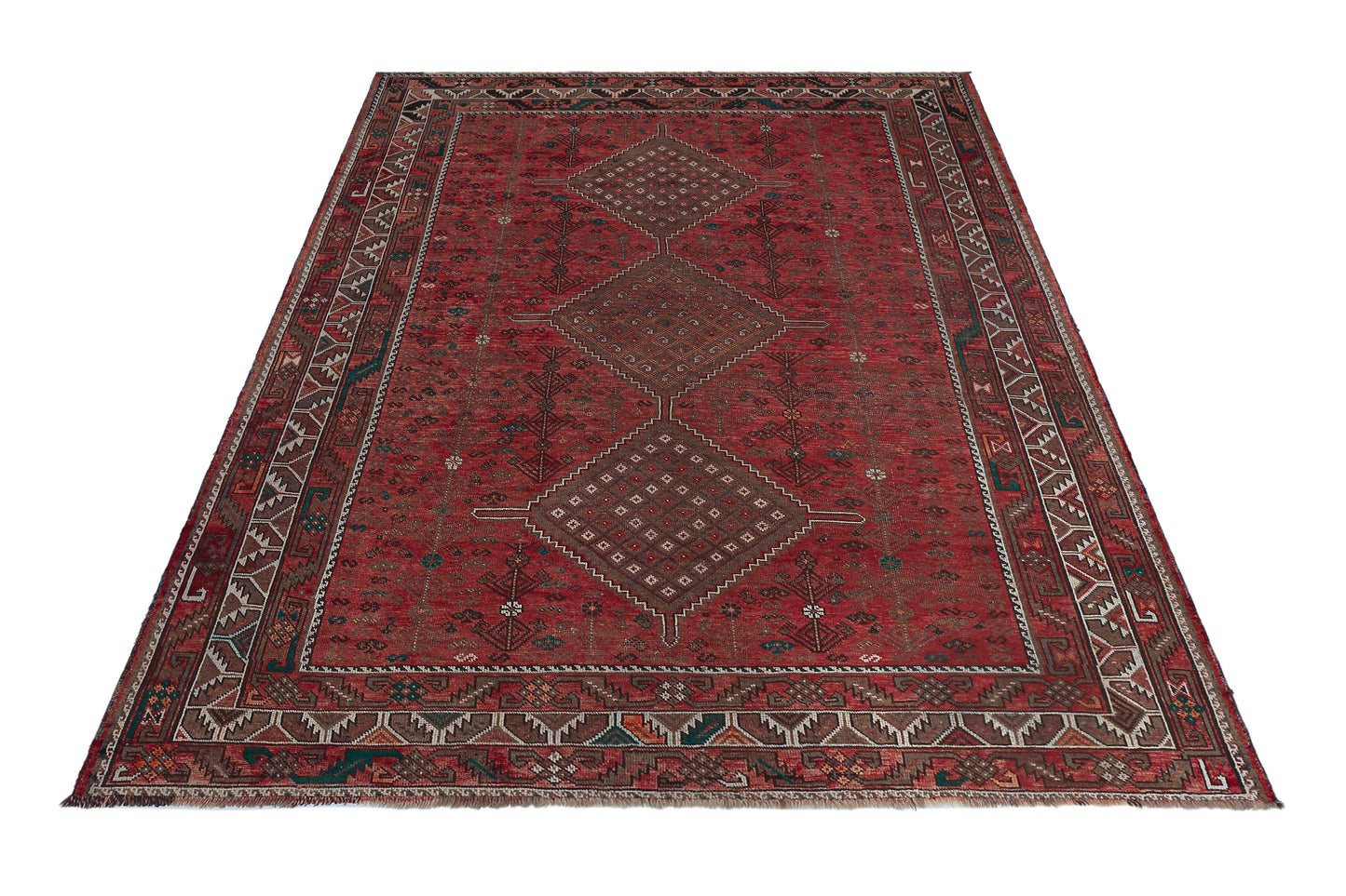Vintage Persian Shiraz Rug