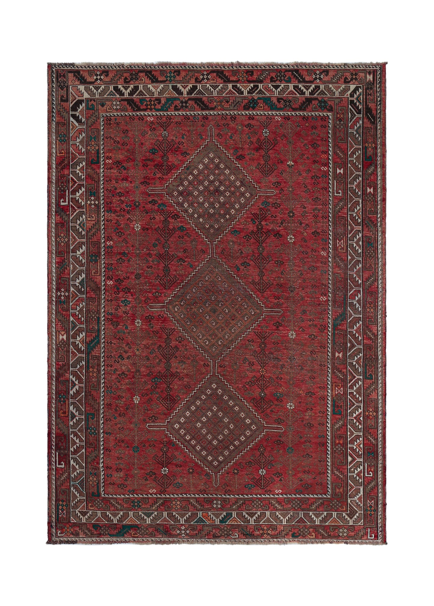 Vintage Persian Shiraz Rug