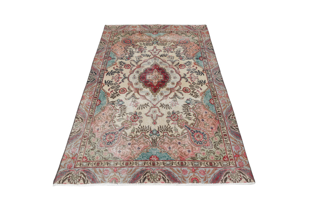 Vintage Persian Tabriz Rug