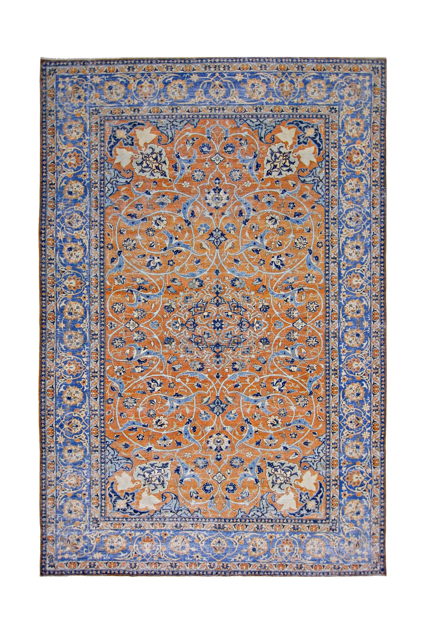 Vintage Persian Tabriz Rug