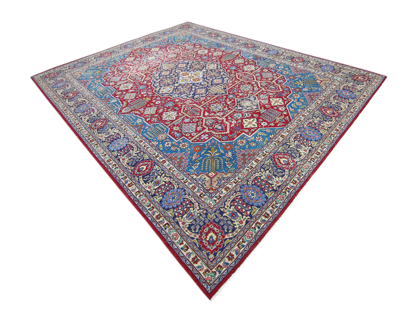 Vintage Persian Tabriz Rug
