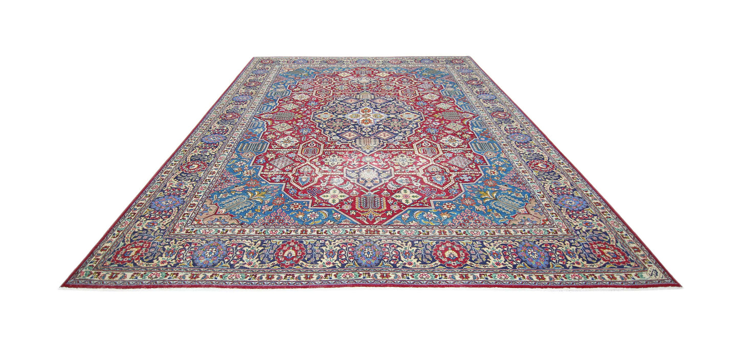 Vintage Persian Tabriz Rug