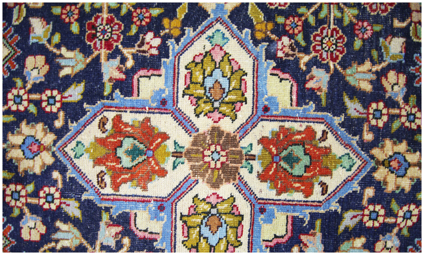 Vintage Persian Tabriz Rug