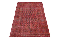 Vintage Silk Turkmen Tekke Rug
