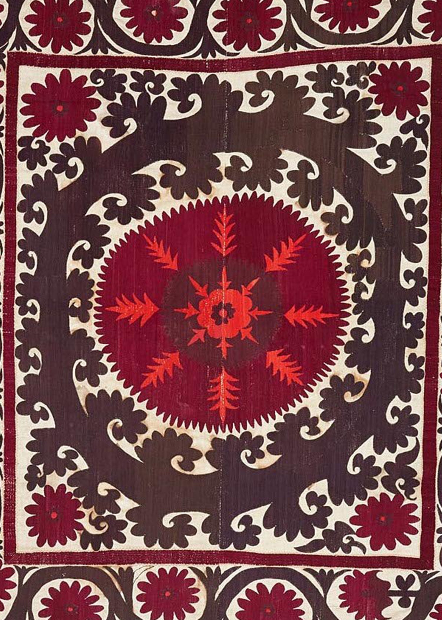 Vintage Silk Uzbek Suzani