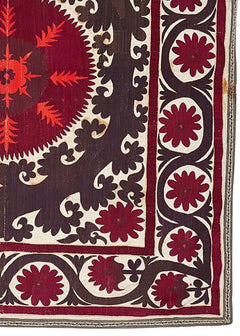 Vintage Silk Uzbek Suzani