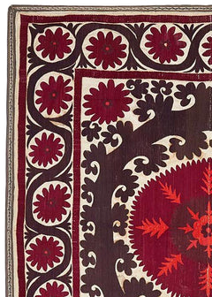 Vintage Silk Uzbek Suzani