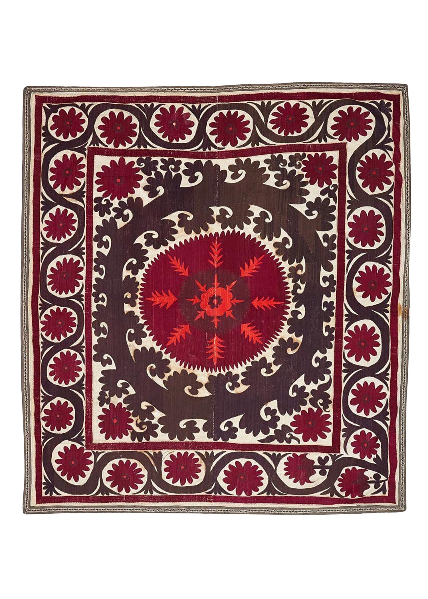 Vintage Silk Uzbek Suzani