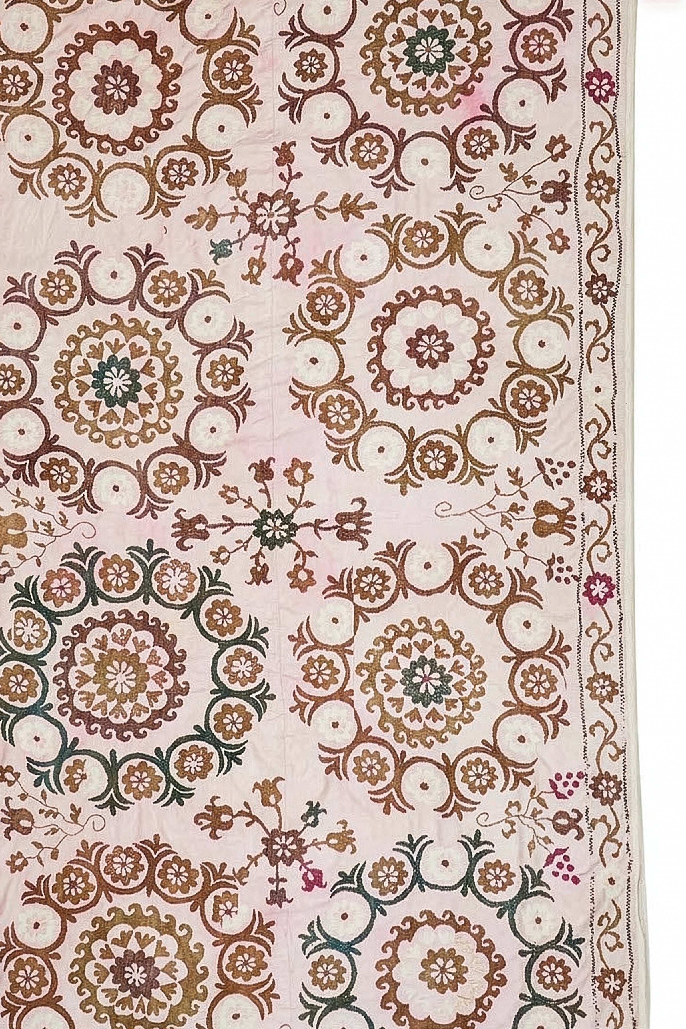 Vintage Silk Uzbek Suzani