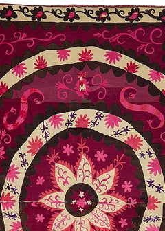 Vintage Silk Uzbek Suzani