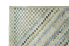 Handmade Vintage Turkish Rug | 275 x 187 cm | 9' x 6'1" - Najaf Rugs