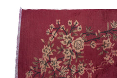 Handmade Vintage Turkish Isparta Rug | 303 x 210 cm | 9'9" x 6'8" - Najaf Rugs