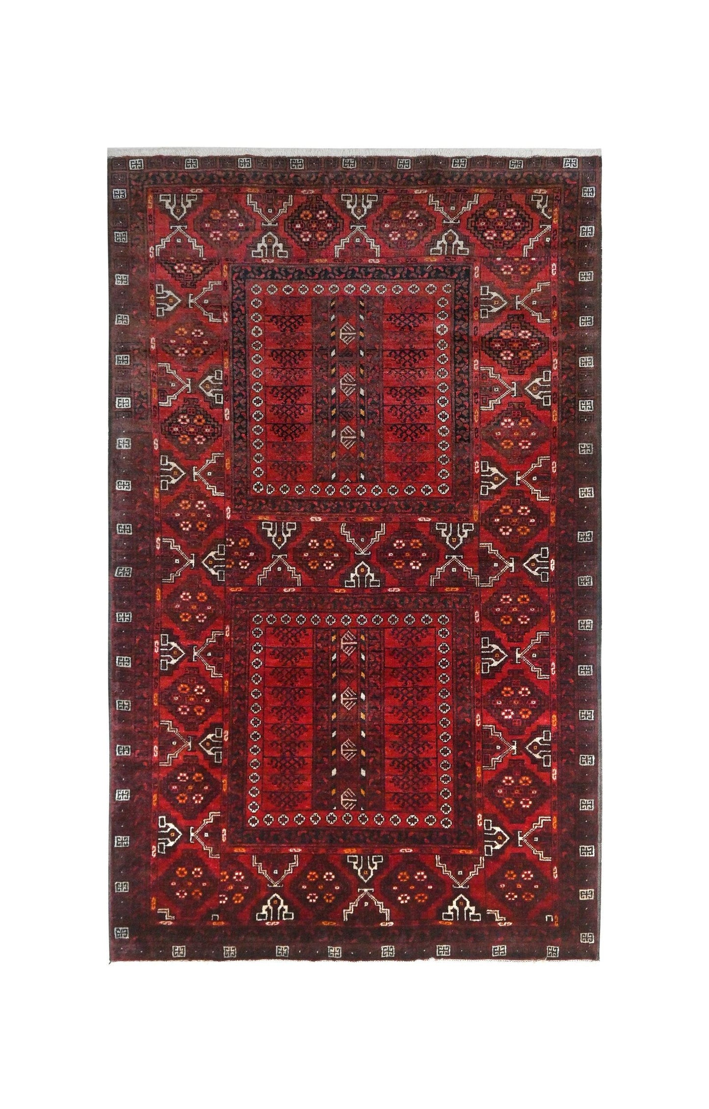Vintage Turkmen Engsi Rug