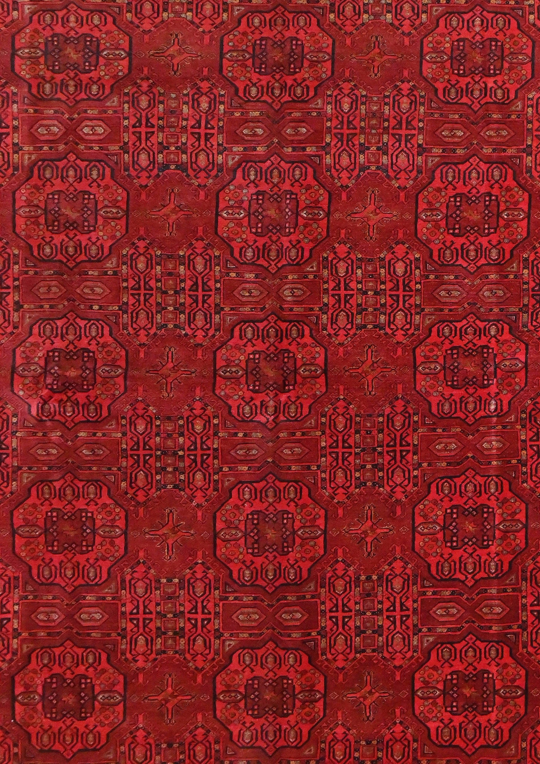 Vintage Turkmen Tekke Rug