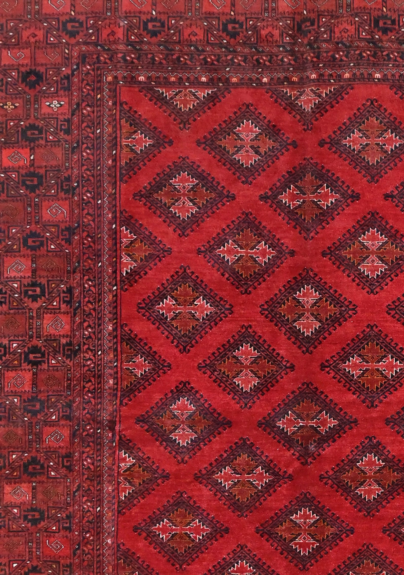 Vintage Turkmen Yomut Rug