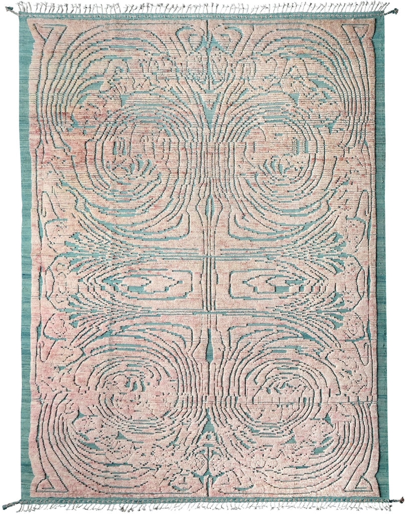 Handknotted Tribal Afghan Berber Rug | 322 x 232 cm | 10'5" x 7'6" - Najaf Rugs & Textile