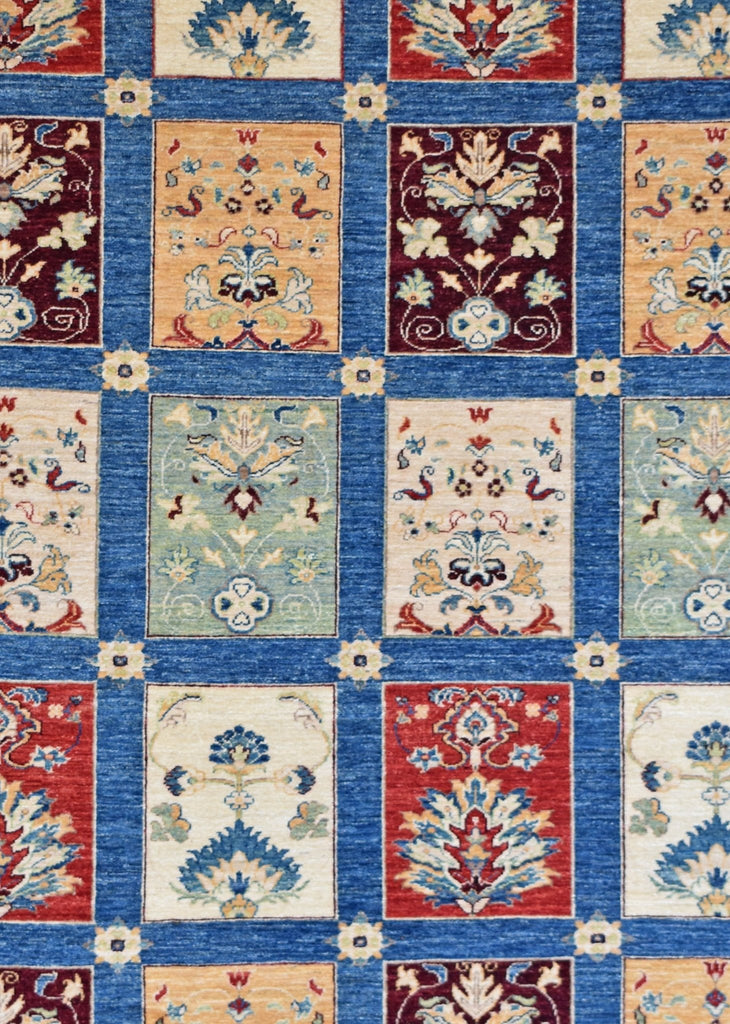Handmade Afghan Chobi Rug | 237 x 167 cm | 7'7" x 5'4" - Najaf Rugs & Textile