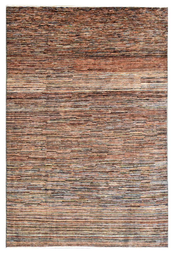 Handmade Afghan Gabbeh Rug | 198 x 145 cm | 6'4" x 4'7" - Najaf Rugs & Textile