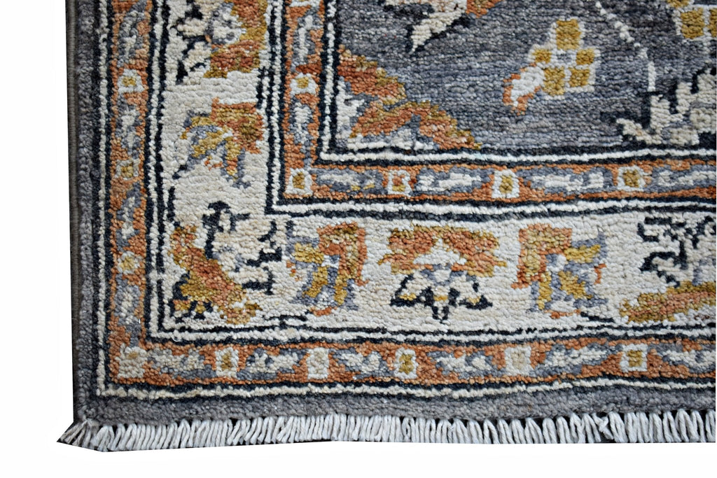 Handmade Mini Afghan Chobi Rug | 84 x 65 cm | 2'9" x 2'2" - Najaf Rugs & Textile