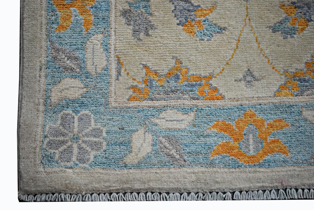 Handmade Mini Afghan Chobi Rug | 94 x 65 cm | 3'2" x 2'2" - Najaf Rugs & Textile